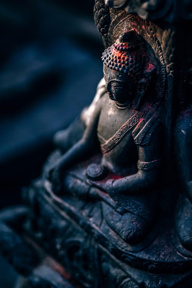 Fotografie serene buddha statue