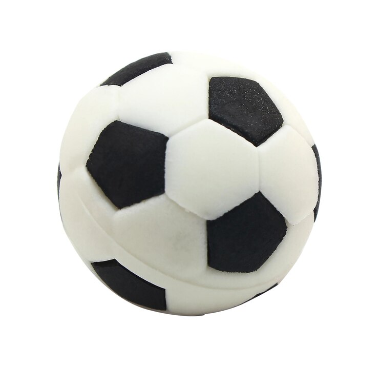 Fotografie soccer ball on isolated on white background