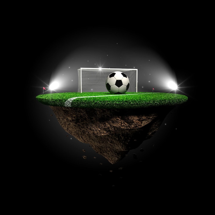 Fotografie soccer surreal stadium