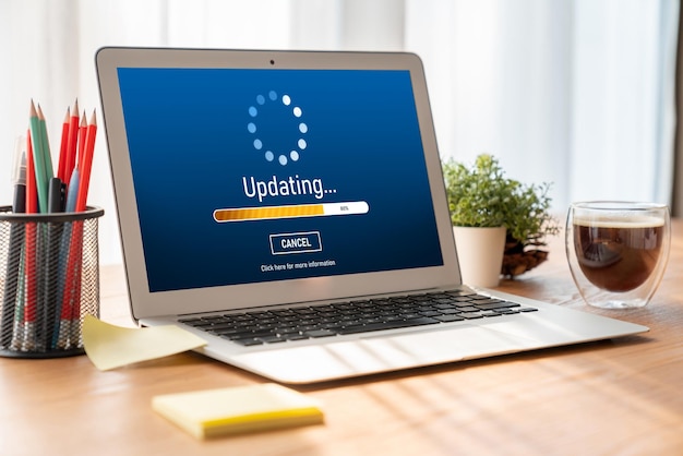 software update on computer for modish version of device software