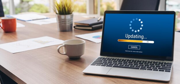 software update on computer for modish version of device software