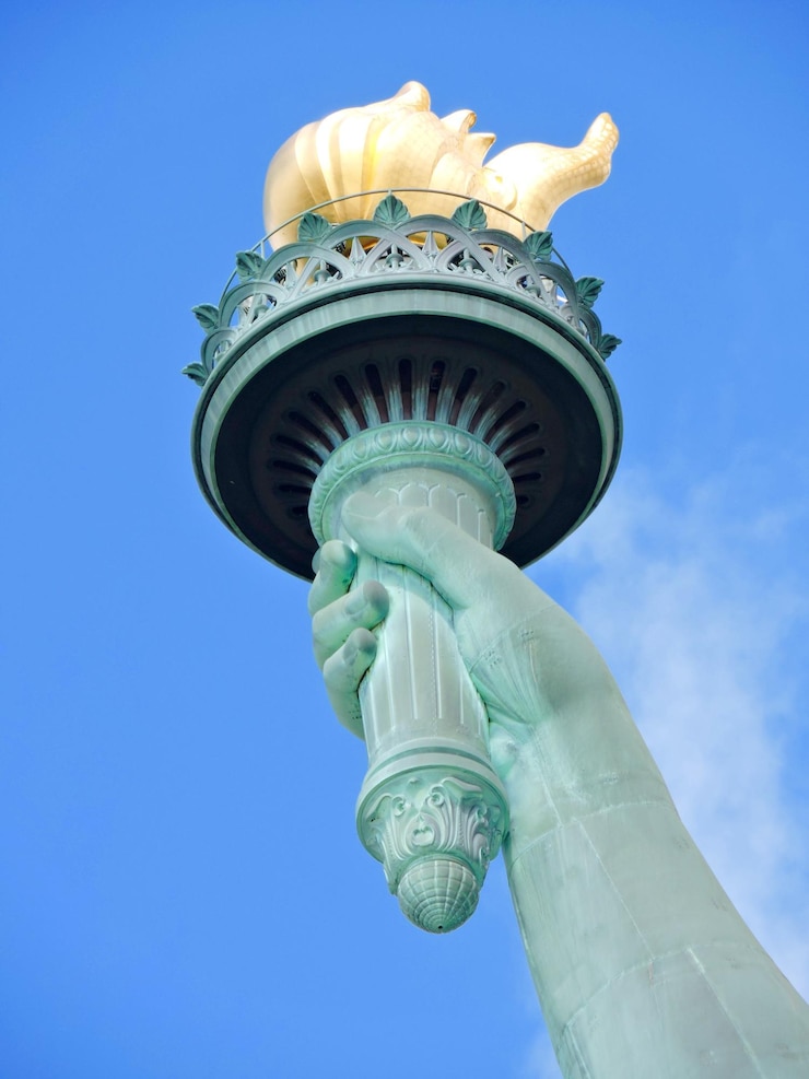 Fotografie statue of liberty against sky