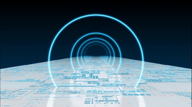 Tapeta digitálního akciového trhu