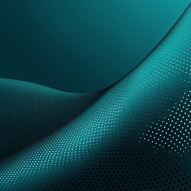 teal background with a gradient and halftone pattern of dots high resolution vector illustration in