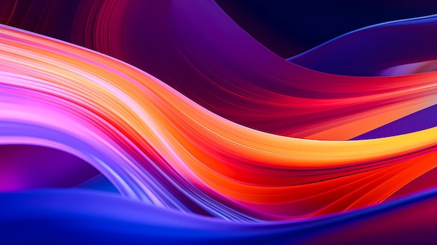 technology background made of abstract fluid design in intense colors abstract wavy background