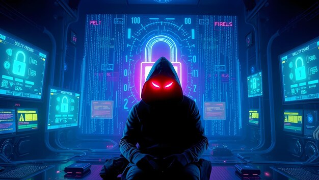 the digital shadow a hackers gaze into the cybersecurity realm