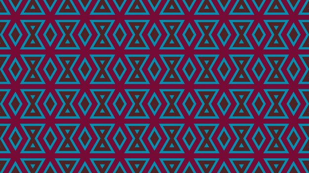 The pattern in the form of a triangle.