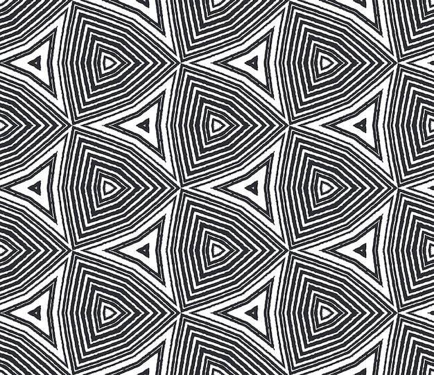 tiled watercolor pattern. black symmetrical kaleidoscope background. hand painted tiled watercolor seamless. textile ready interesting print, swimwear fabric, wallpaper, wrapping.