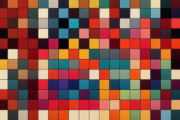 Tiny squares different color pattern background Colorful hd wallpaper
