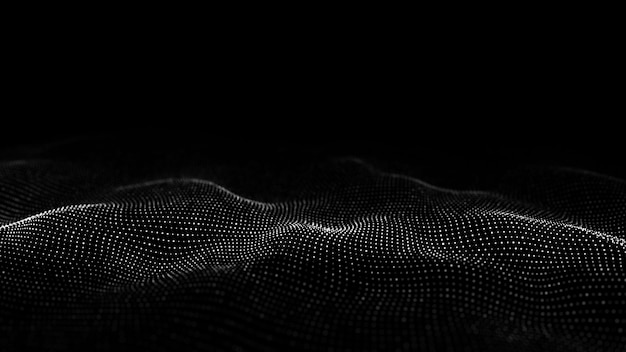 Vector futuristic sphere of particles and lines Network connection big data Abstract technology background