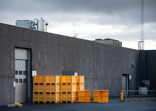 view of factory against sky