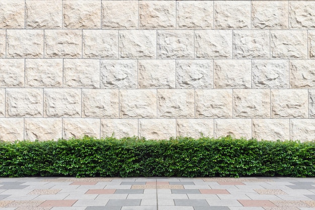 view of stone wall