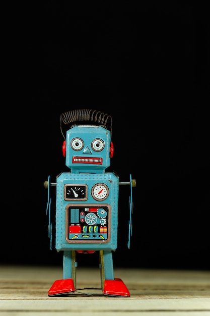 Vintage tin toy robot