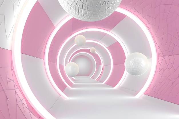 virtual tunnel 3d tunnel 3d future extension background 3d background design futuristic corridor