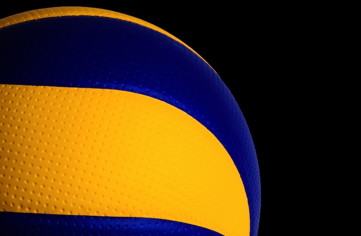 Fotografie volleyball ball isolated closeup