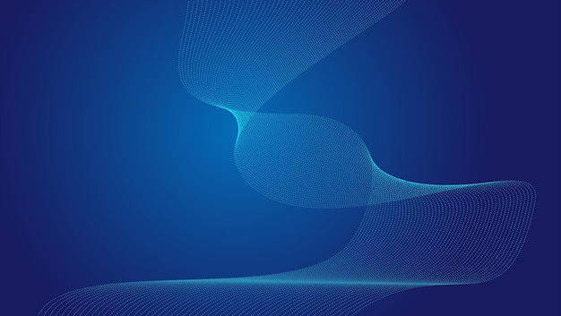 Waveform micro particle optical track Internet technology big data abstract background