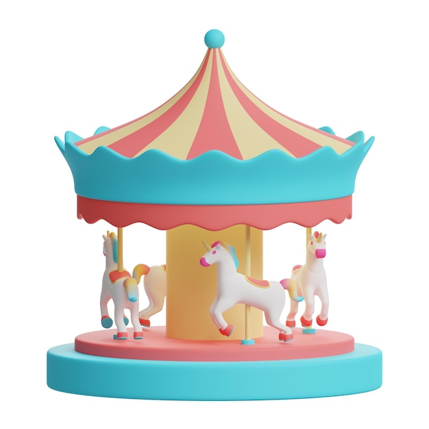 Whimsical Unicorn Carousel