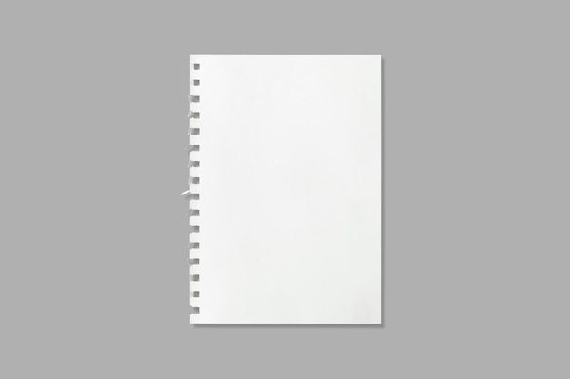 White sheet of paper texture for background with clipping path.