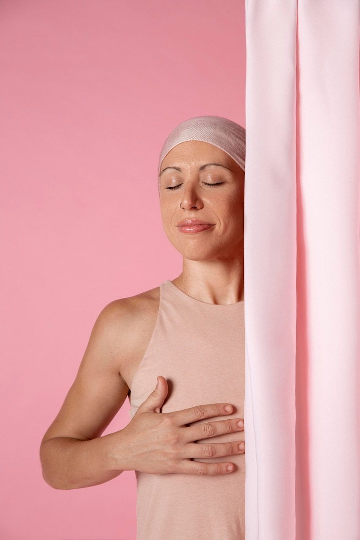 Fotografie woman recovering after breast cancer