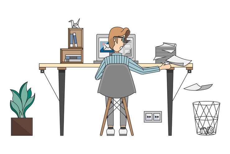 Fotografie working png illustration transparent background