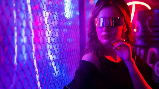 young woman wearing sunglasses