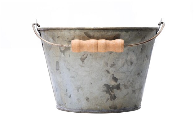 zinccoated bucket