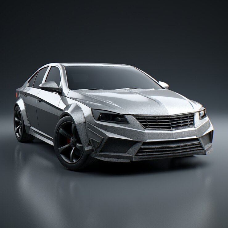 Zdarma Fotografie 3d car with simple background