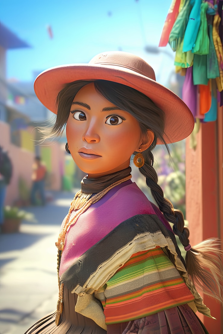 Zdarma Fotografie 3d cartoon latin american traditional people
