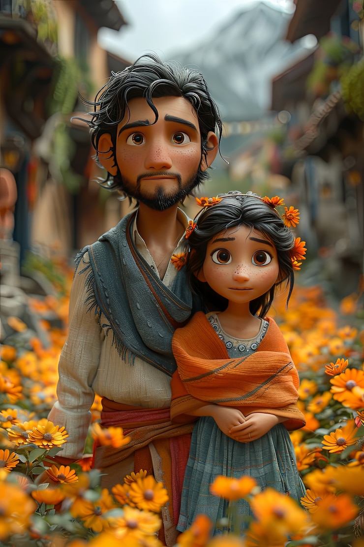 Zdarma Fotografie 3d cartoon latin american traditional people