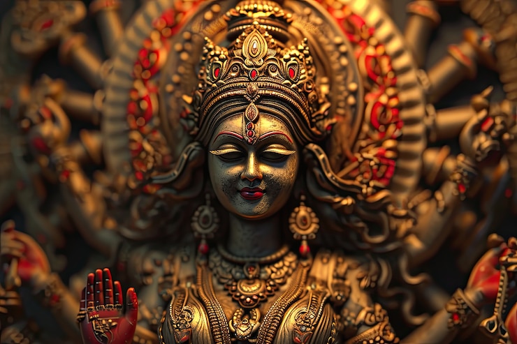 Zdarma Fotografie 3d durga goddess for navratri celebration
