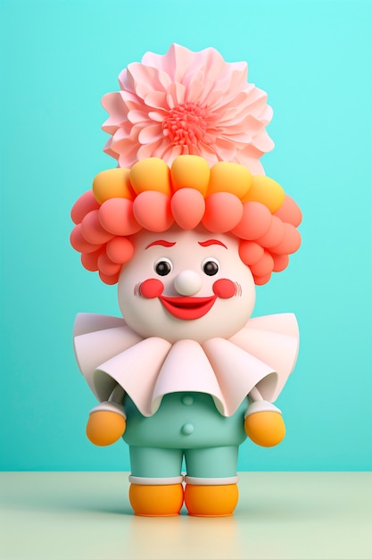 3d fun  carnival character