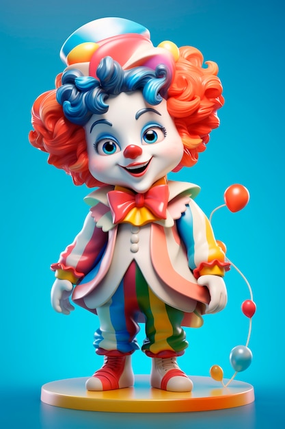 3d fun  carnival character