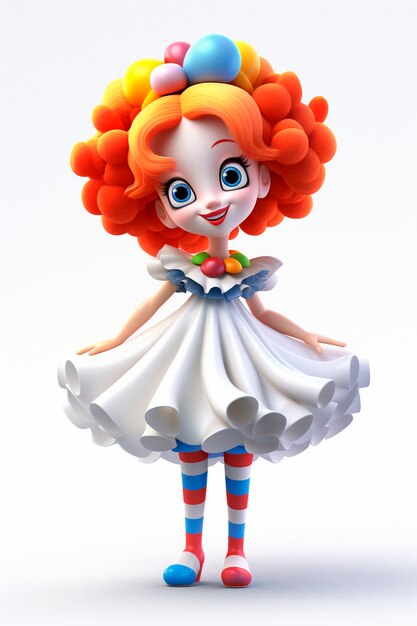 3d fun  carnival character