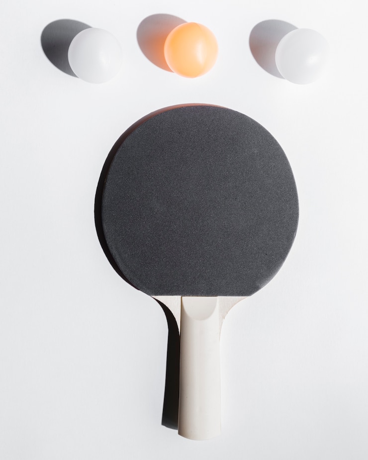 Zdarma Fotografie arrangement of table tennis equipment