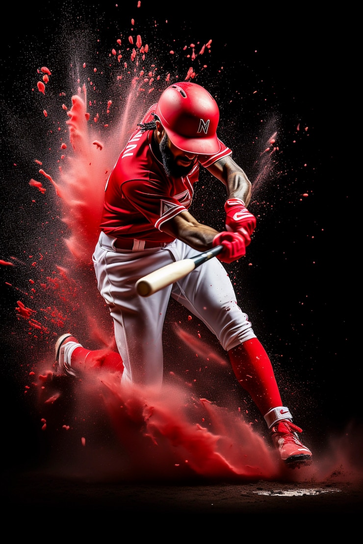 Zdarma Fotografie baseball player hitting ball