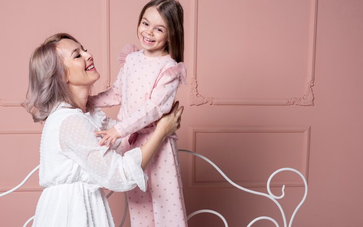 Zdarma Fotografie beautiful mother with little girl