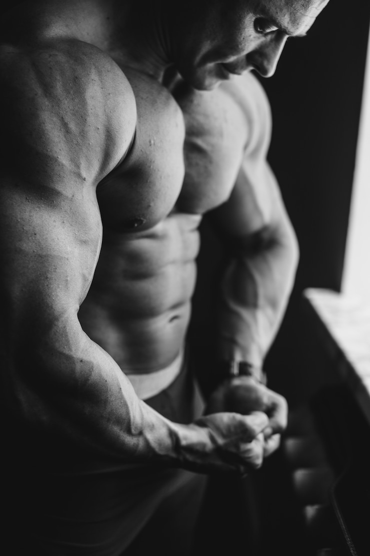 Zdarma Fotografie beautiful shoulders handsome exercise adult