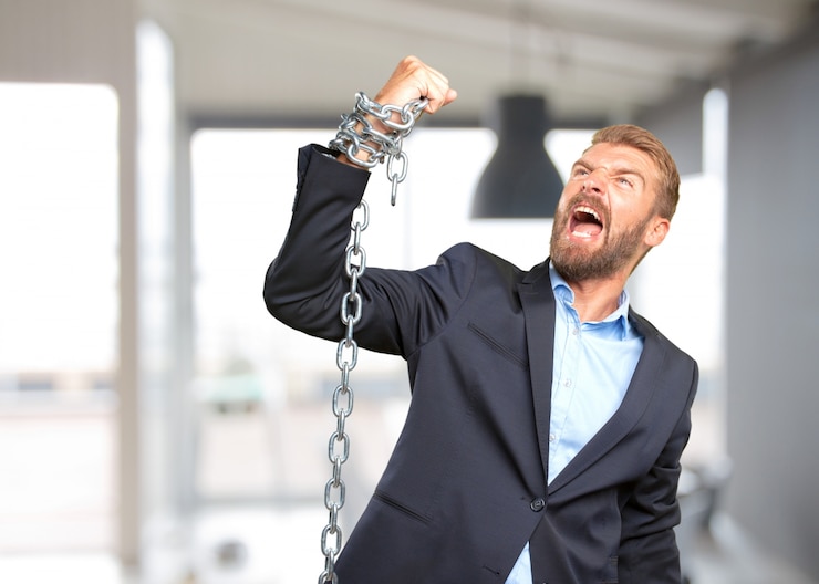 Zdarma Fotografie blond businessman angry expression