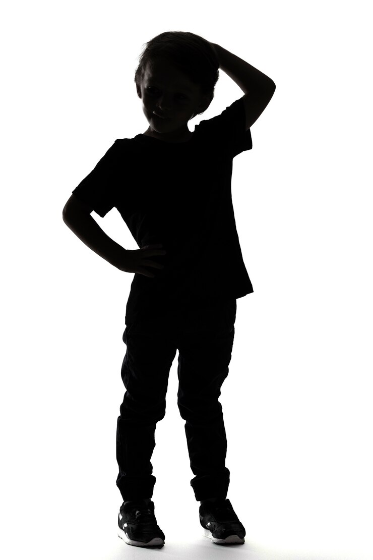 Zdarma Fotografie classic portrait silhouette of kid