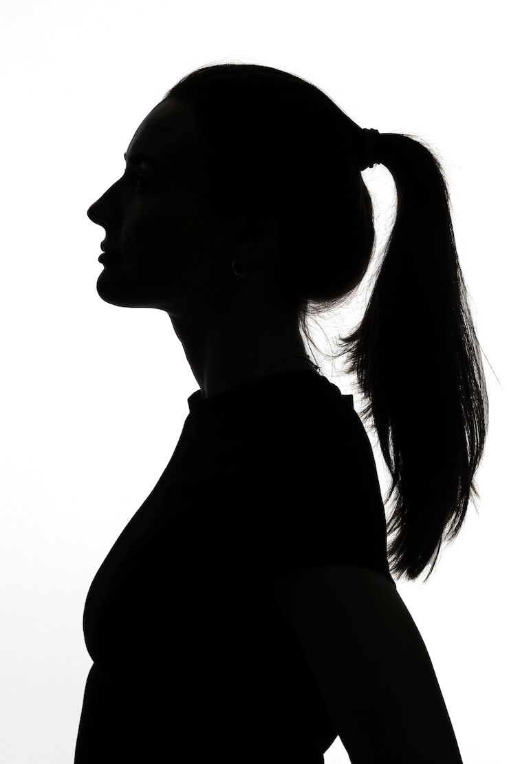Zdarma Fotografie classic portrait silhouette of woman