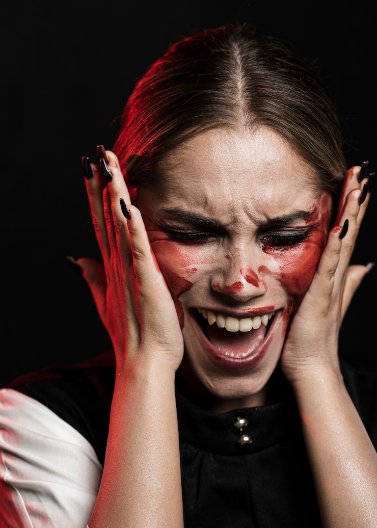 Zdarma Fotografie close-up of woman screaming