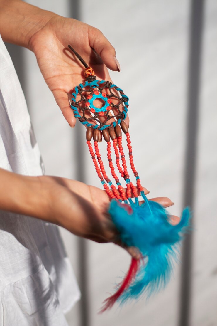 Zdarma Fotografie close up on beautiful dreamcatcher
