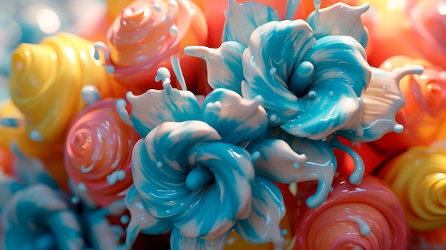 close up on beautiful roses bouquet