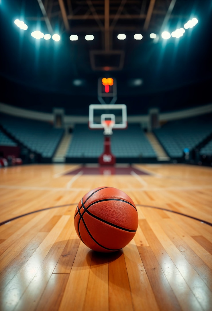 Zdarma Fotografie close up on sport environment with basketball