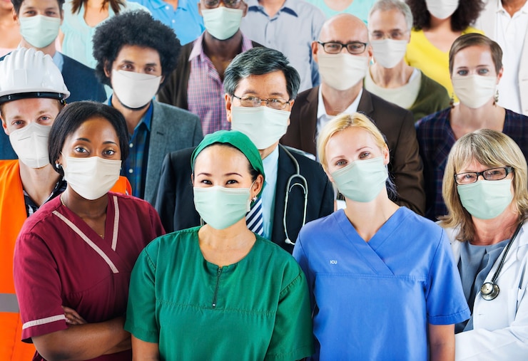 Zdarma Fotografie covid-19 frontline healthcare and essential workers