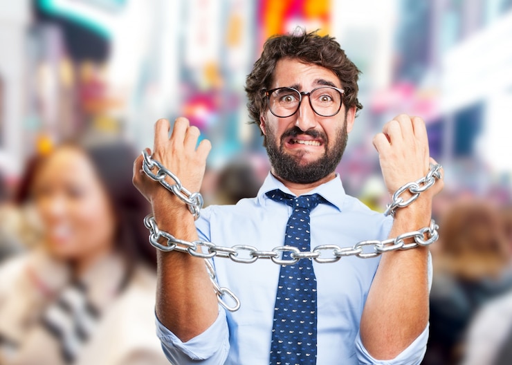 Zdarma Fotografie crazy businessman sad expression