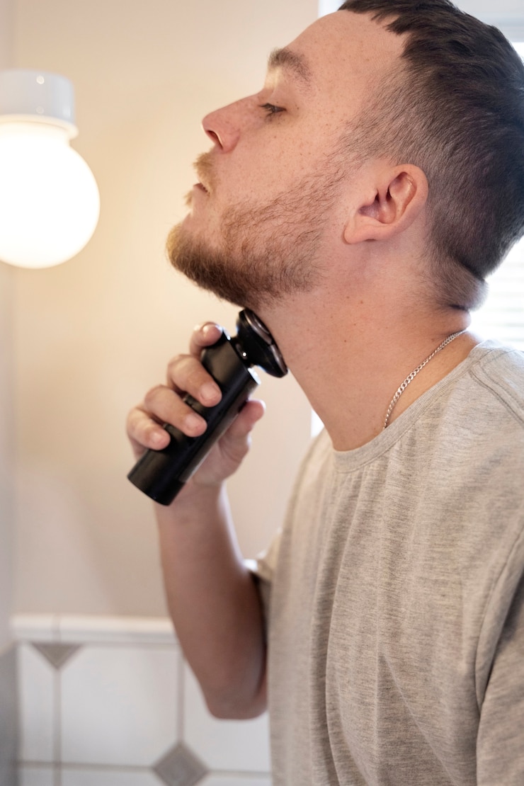 Zdarma Fotografie dad teaching his son how to shave