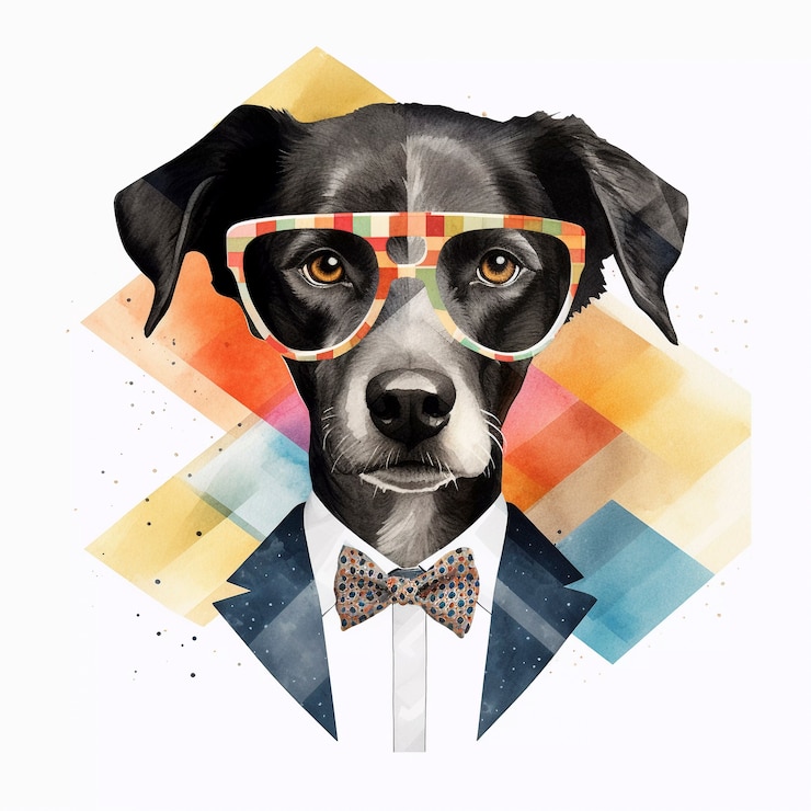Zdarma Fotografie digital art cute dog
