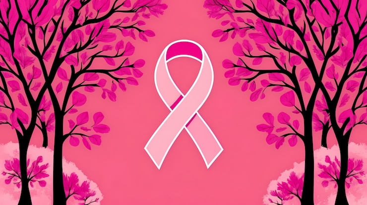 Zdarma Fotografie digital art style illustration for breast cancer awareness month