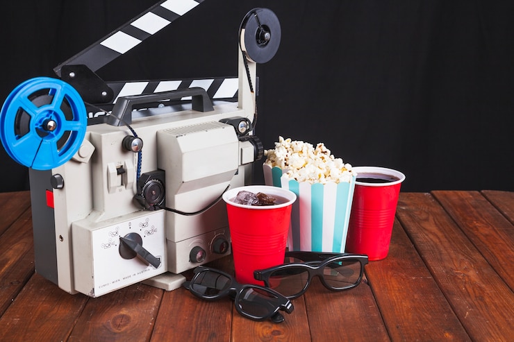 Zdarma Fotografie filmové věci a filmový projektor